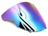 Kawasaki Ninja Zx-6R Zx636 Iridium Rainbow Double Bubble Windscreen Shield 2003-2004